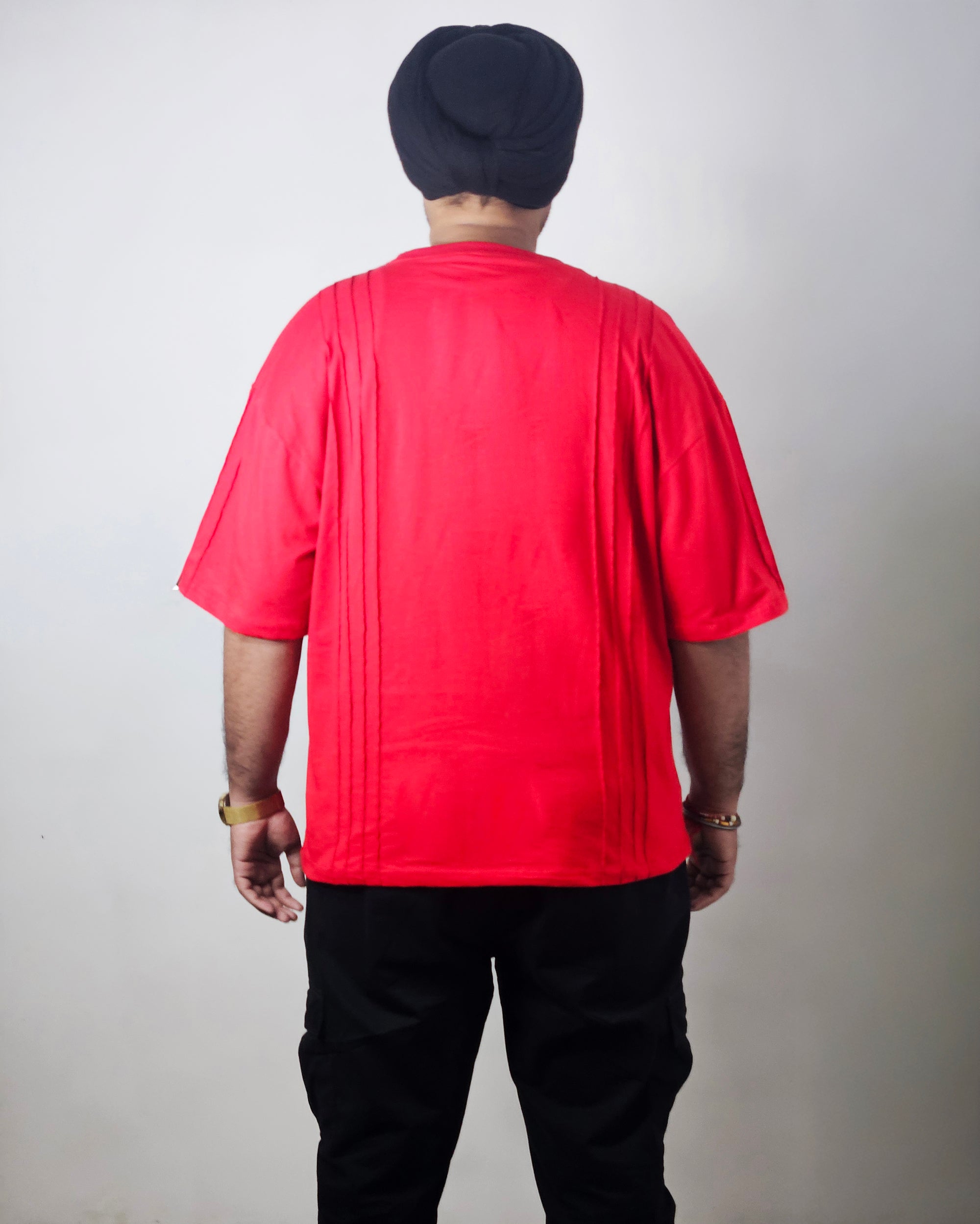 WONDER ORIGNALS : PINTEX RED TSHIRT OVERSIZED FIT