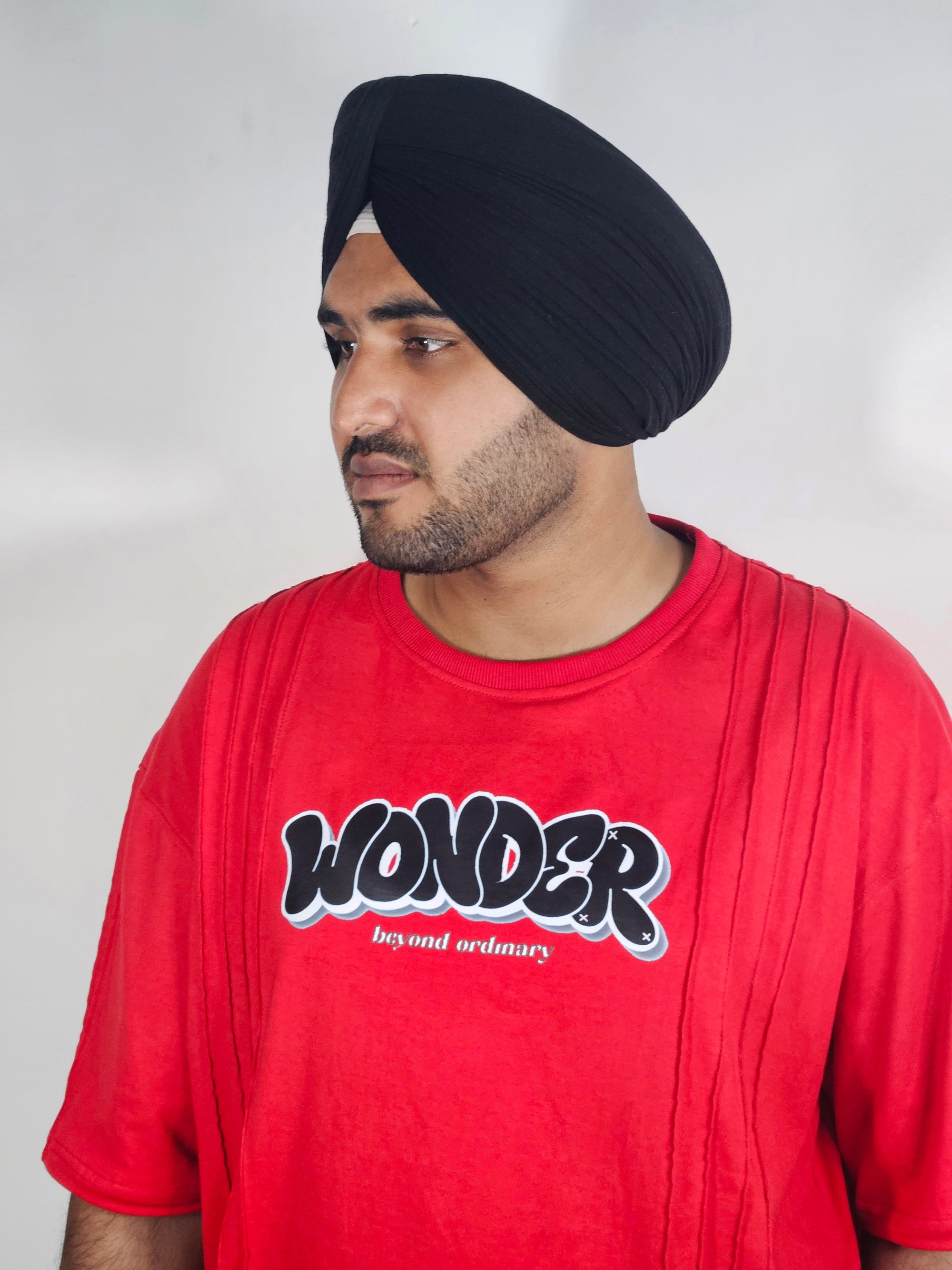 WONDER ORIGNALS : PINTEX RED TSHIRT OVERSIZED FIT