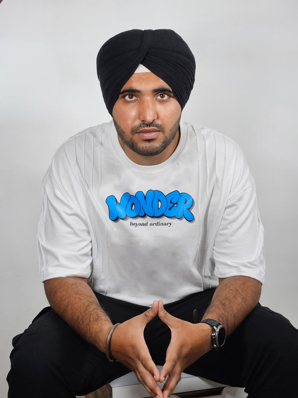 WONDER ORIGNALS : PINTEX WHITE TSHIRT OVERSIZED FIT