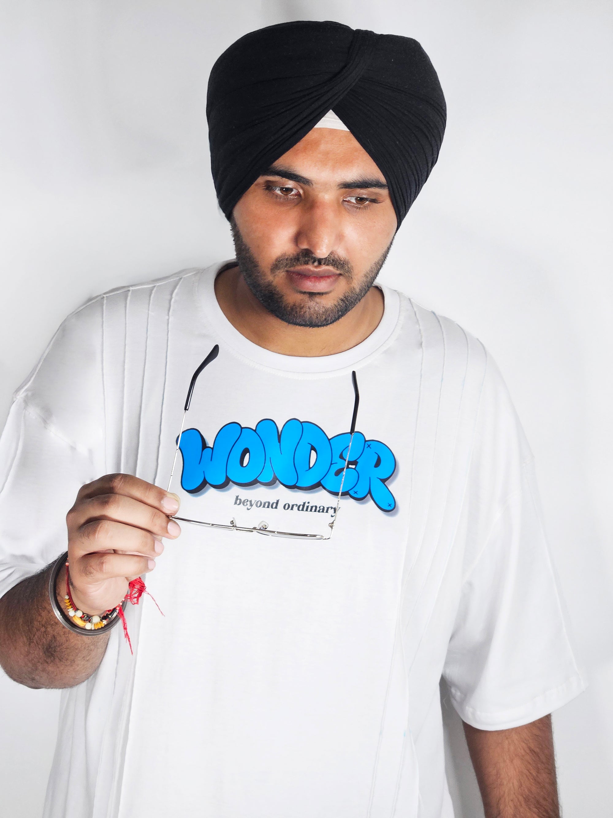 WONDER ORIGNALS : PINTEX WHITE TSHIRT OVERSIZED FIT