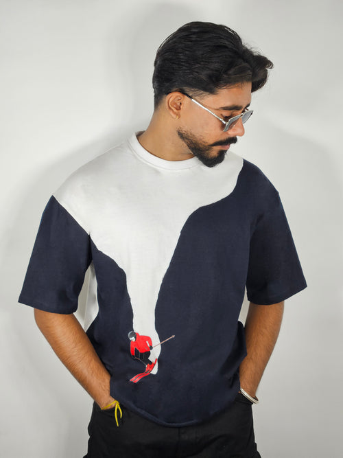 WONDER ORIGNALS : OVERSIZED TSHIRT SKIING EDITION PREMIUM COTTON